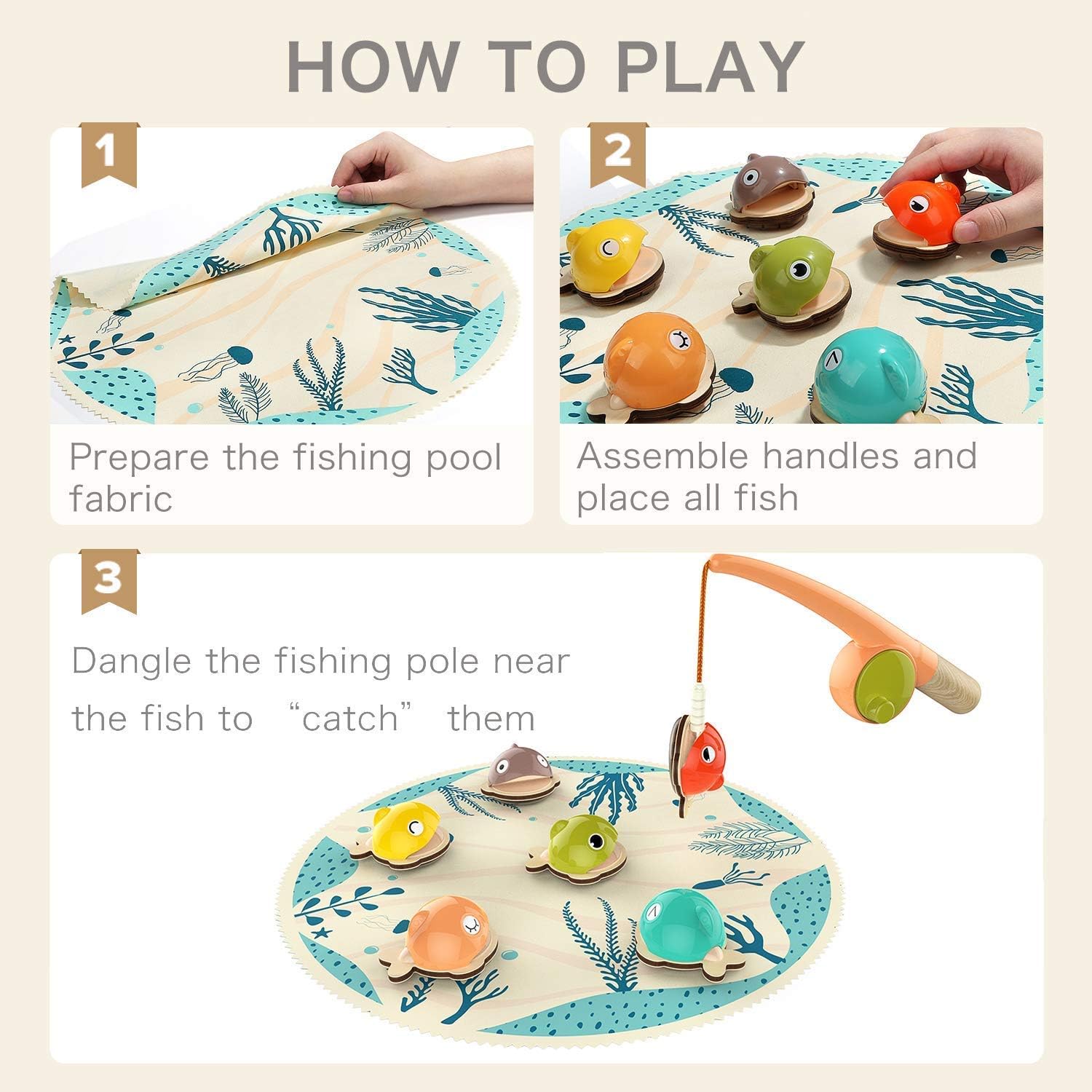 Toys for 2 Year Old, Fishing Toy for 2 Year Old Boy Birthday Gift Birthday 2 Year Old Boy Girl